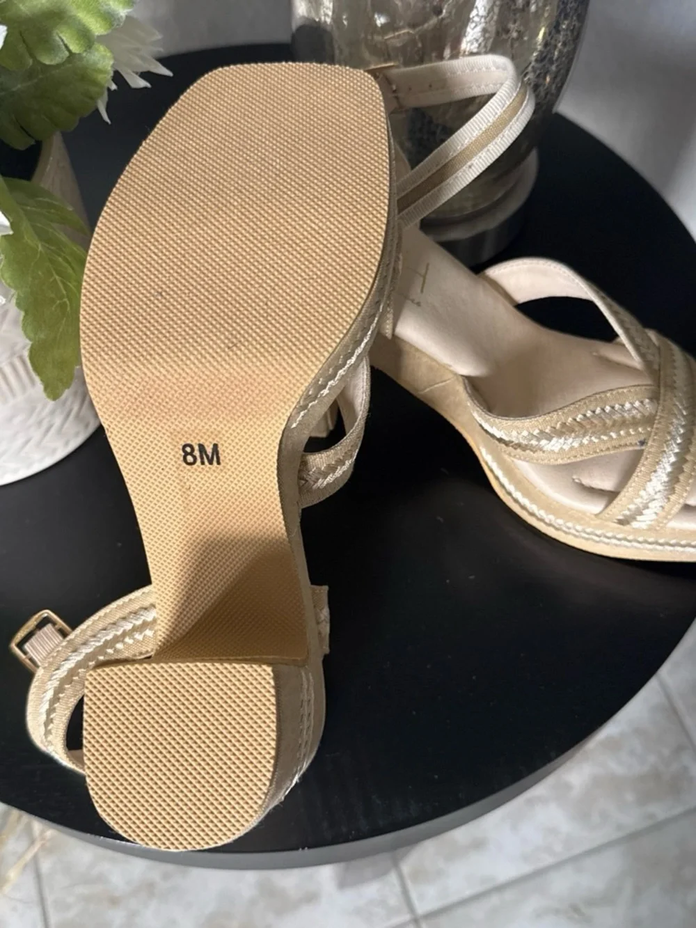 by Matisse Sand Beige Slingback Platform Sandals